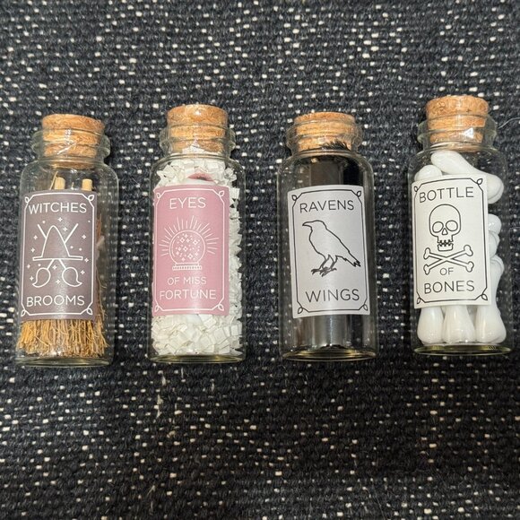 Bullseye's Playground™ Mini Apothecary Bottles, Potion Spell Ingredients - Picture 3 of 15